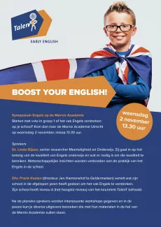 Flyer Symposium 'Boost your English'